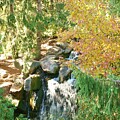 Serene waterfall